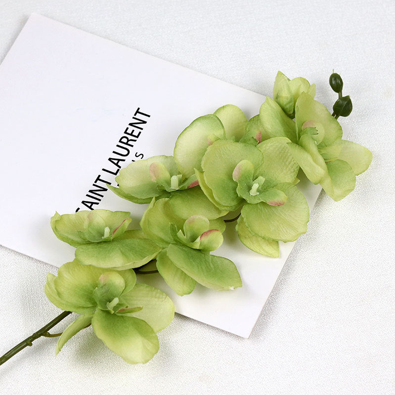 Künstliche Phalaenopsis-Orchidee, 68 cm, 8 Blüten, Seide, realistisch für Hochzeit, Hotel, Wohnkultur, ganzjährige Dekoration