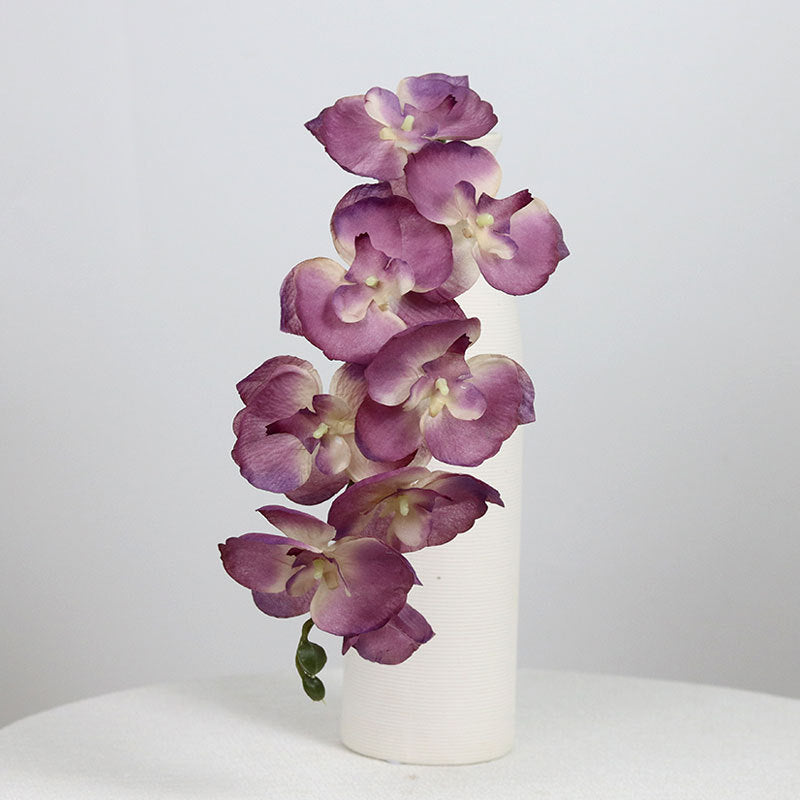 Künstliche Phalaenopsis-Orchidee, 68 cm, 8 Blüten, Seide, realistisch für Hochzeit, Hotel, Wohnkultur, ganzjährige Dekoration