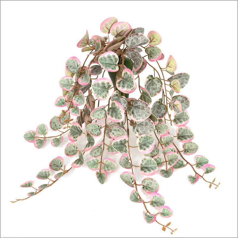 Künstliche Eukalyptus-Ranke mit 126 Blättern, 47 cm lang, realistisch für Hochzeit, Dekoration, Floristik, Innenraumgestaltung