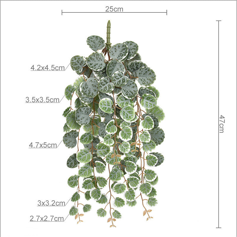 Künstliche Eukalyptus-Ranke mit 126 Blättern, 47 cm lang, realistisch für Hochzeit, Dekoration, Floristik, Innenraumgestaltung