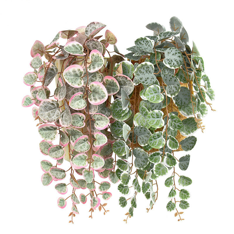 Künstliche Eukalyptus-Ranke mit 126 Blättern, 47 cm lang, realistisch für Hochzeit, Dekoration, Floristik, Innenraumgestaltung