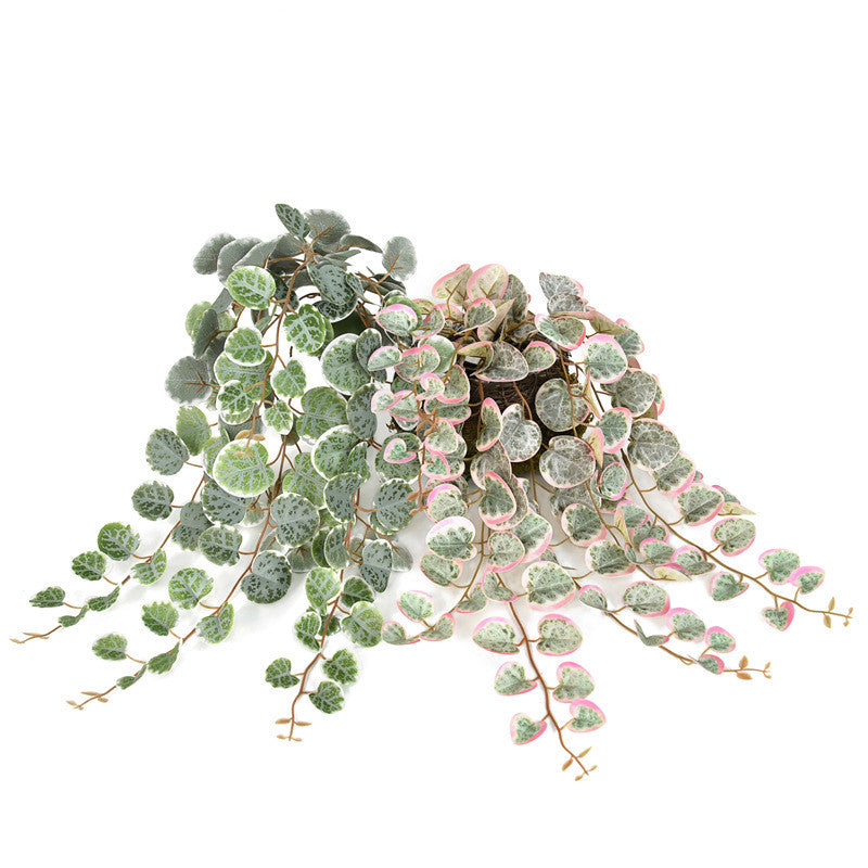Künstliche Eukalyptus-Ranke mit 126 Blättern, 47 cm lang, realistisch für Hochzeit, Dekoration, Floristik, Innenraumgestaltung