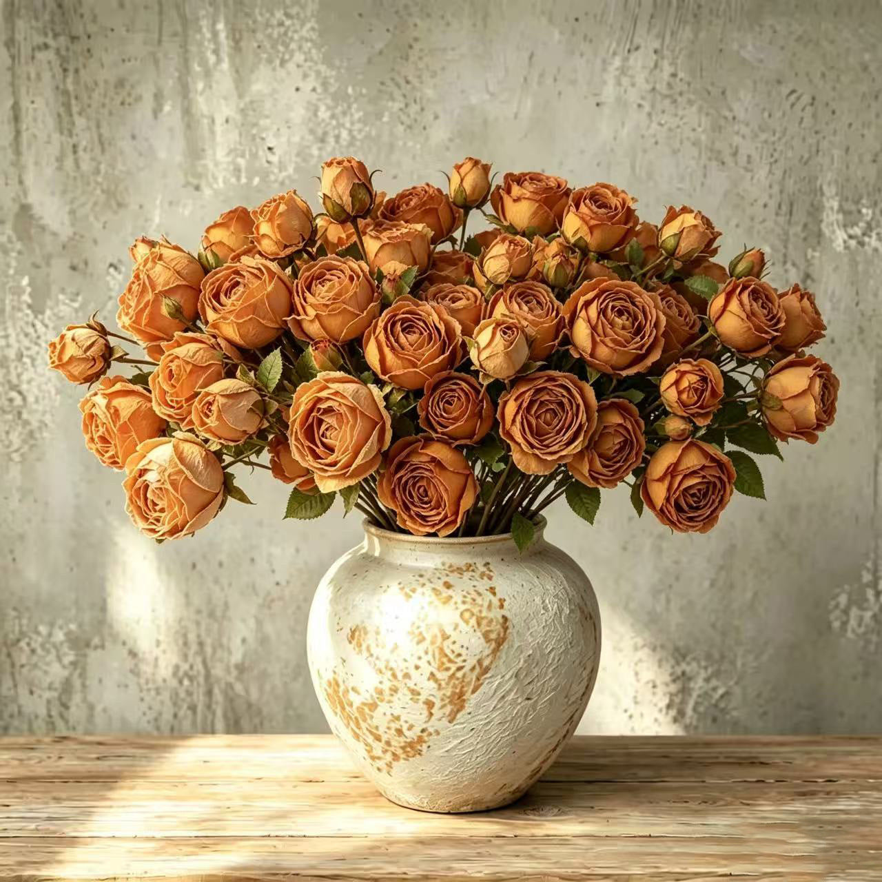Künstliche Kaiserin-Rose 53 cm, Seidenblumenstrauß, realistische Blumen für Hochzeit, Dekoration, Shop, Büro, Zuhause, ganzjährig