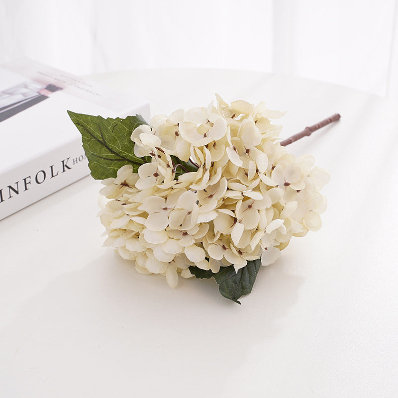 Künstliche Hortensie (33 cm) aus Seide, retro Farben, für Hochzeitsdeko, Wohnaccessoires, Hotel- & Gewerbedekoration