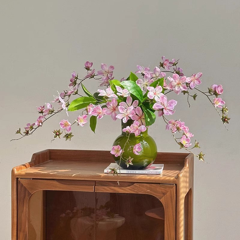 Künstliche Hängekirsche, 100 cm, Kunststoff, realistisch, für Hochzeiten, Wohnkultur, Vasendekoration