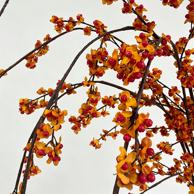 Künstliche Celastrus scandens, 179 cm, Retro-Herbstfarbe, Kunststoff, für Hotels, Events, Wohnkultur