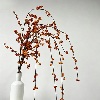 Künstliche Celastrus scandens, 179 cm, Retro-Herbstfarbe, Kunststoff, für Hotels, Events, Wohnkultur