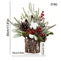 Künstlicher Weihnachtsbaum 30 cm hoch, 25 cm breit, stilvolle Deko für Tisch, Café, Hotel & Einzelhandel, Weihnachtsdekoration, Geschenkidee