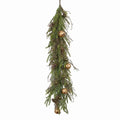Real-Touch Weihnachtskranz aus Kunststoff, 70 cm Durchmesser, mit Kiefernnadeln, Zapfen und roten Beeren, perfekt für Weihnachtsdekoration, Hochzeiten, Einzelhandel