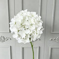 Künstliche Hortensie, 67 cm, hochwertig naturgetreu, für Hochzeit, Trauerfeier, Dekoration, Innenraum, 1 Stiel
