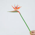 Paradiesvogelblume künstlich, 42 cm, Latex, hochrealistisch für Hochzeit, Hotel, Bürodeko, Innenraum, ohne Topf