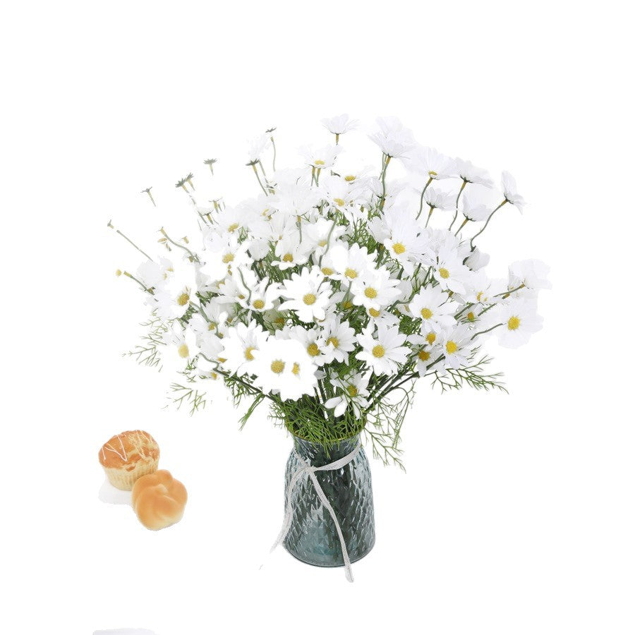 Künstliche Gänseblümchen aus Seide, 51 cm, 5 Stiele mit je 5 Blüten, für Zuhause, Hochzeiten und Gewerbe