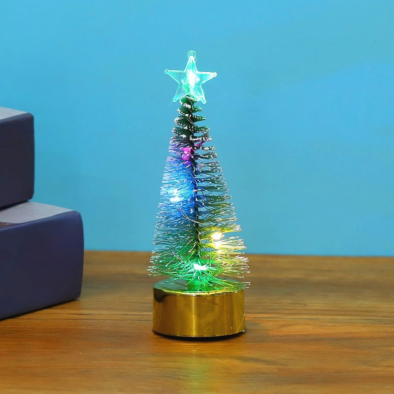 Künstliche Kiefer mit LED-Beleuchtung, 12-25,5 cm, Weihnachtsdekoration, Tischdeko, Ladenausstattung, Geschenk
