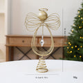 Weihnachtsbaum-Spitzenstern aus Kunststoff, 26,5 cm hoch, 15,5 cm breit, realistisch detailliert, für Baumspitze, Tischdeko, Weihnachtsdekoration