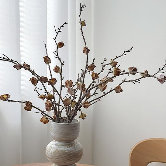 Künstliche Hibiskusblüte, 72 cm, Seidenblume, realistische Dekoblume für Vase, Hochzeit, Event, Bürodeko, Wohnzimmer, Grabgestaltung