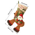 Weihnachtsdeko Weihnachtssocken, 44 cm lang, 28 cm breit, Geschenkidee, perfekt für Weihnachtsbaum, Wohnzimmer, Eventdekoration