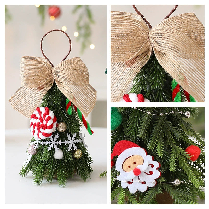 Weihnachtsbaum-Dekoration, 21 cm hoch, 8 cm breit, realistisches Design, für Fensterdekoration, Weihnachtsbaum, Geschenkidee