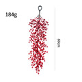Weihnachtsdeko Rotbeeren Wandschmuck, 60 cm, Real-Touch Kunststoff, für Hochzeiten, Hotels, Einzelhandel, Wohnzimmer