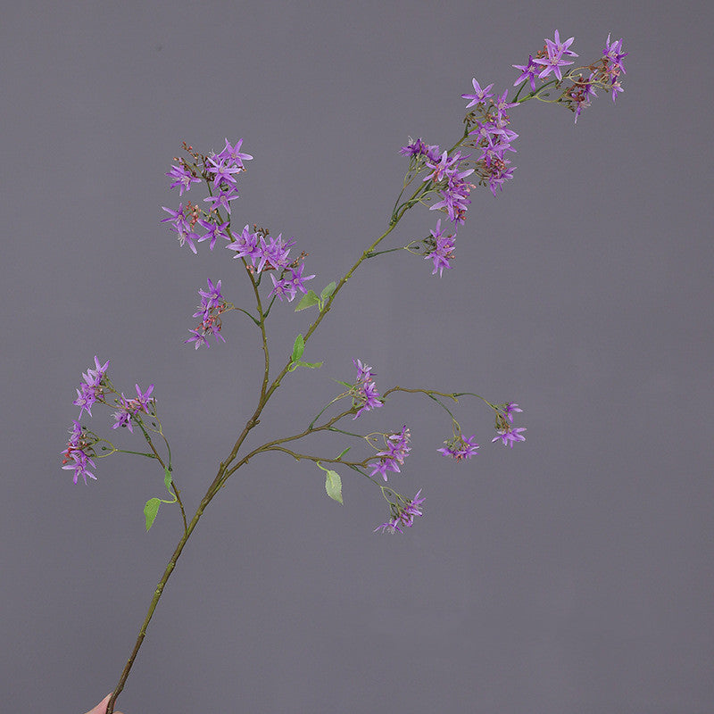Künstliche Spirea mit Orchideen-Dekor, 120 cm, realistisch aussehende Zweige für Hochzeiten, Home Decor und Gewerberäume