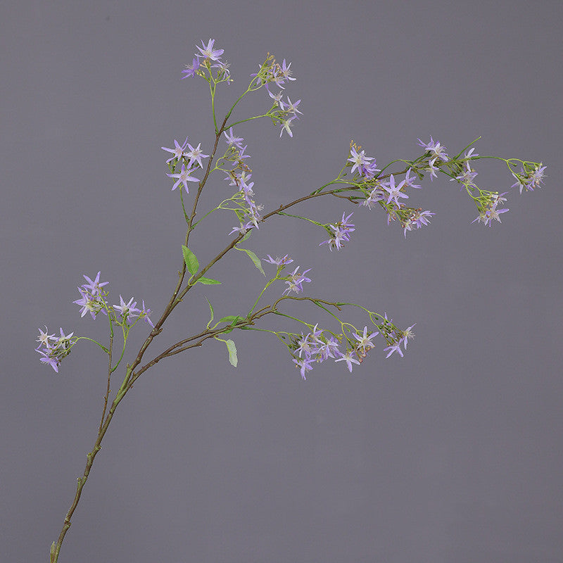 Künstliche Spirea mit Orchideen-Dekor, 120 cm, realistisch aussehende Zweige für Hochzeiten, Home Decor und Gewerberäume