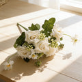Künstliche Rose, 29 cm, gemischte Materialien – Hochwertige Dekoration für Hochzeit, Hotel, Gastronomie, Innenraumgestaltung