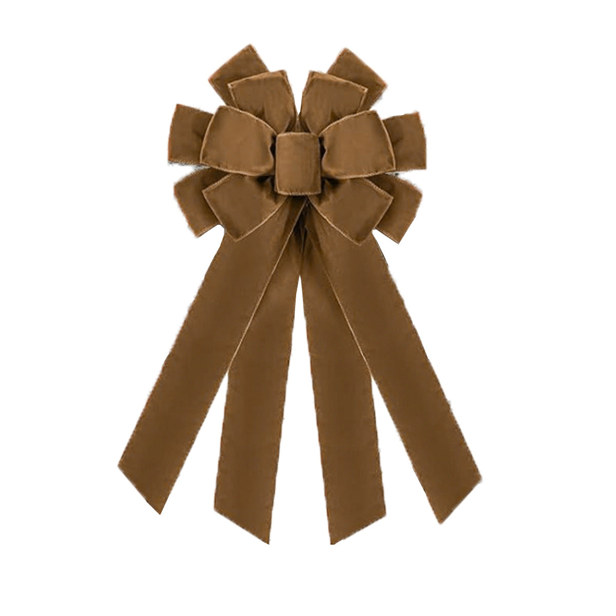 Große Weihnachtsbaumspitze Schleife, 50 cm lang, 28 cm breit – 5 Farben für Tür, Kamin, Treppe, Dekoration