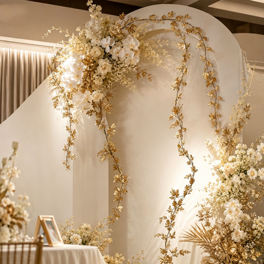 Goldene künstliche Efeu-Girlande 180 cm, festliche Deko für Laden, Hochzeit, Fenster, Wandgestaltung, 2 Varianten