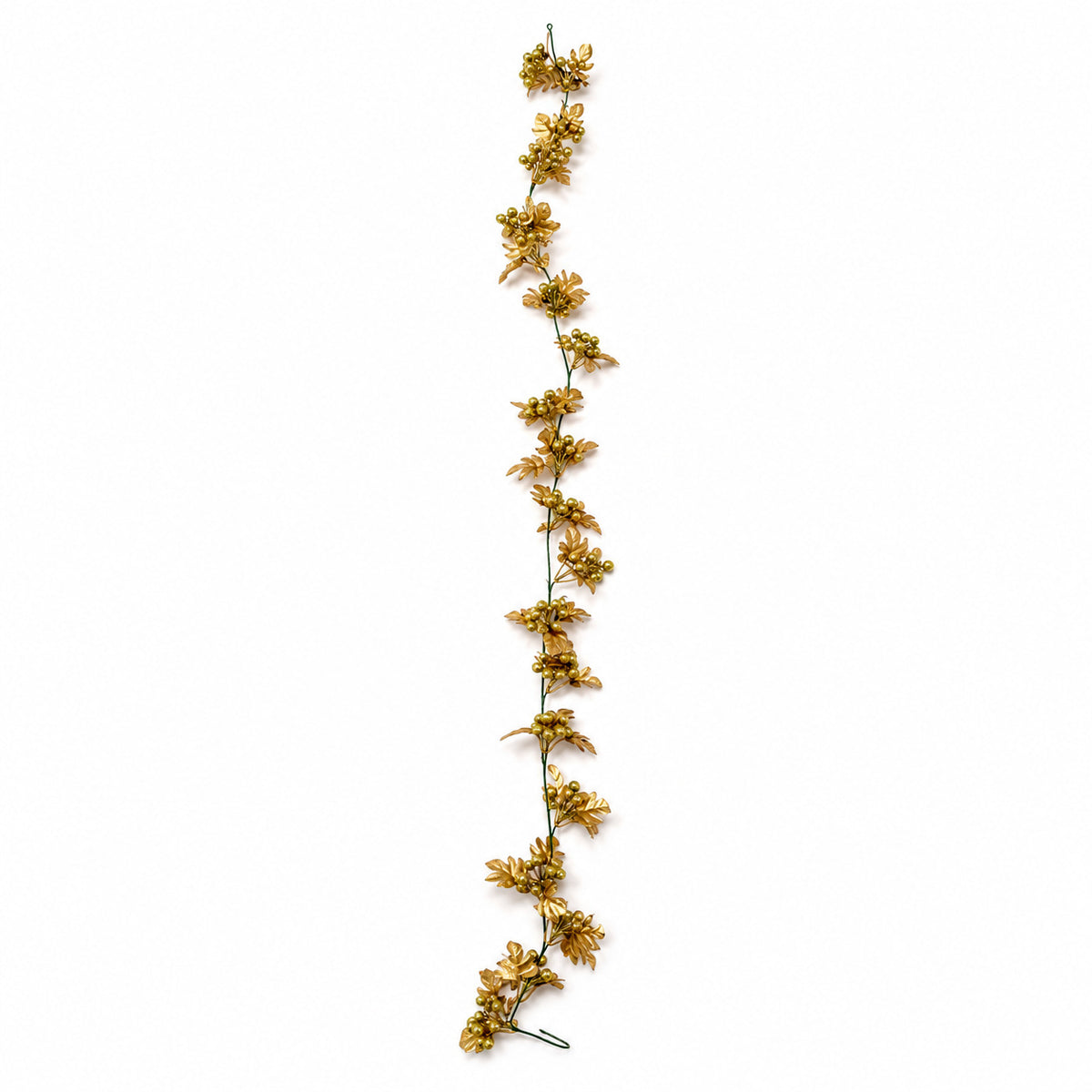 Goldene künstliche Efeu-Girlande 180 cm, festliche Deko für Laden, Hochzeit, Fenster, Wandgestaltung, 2 Varianten