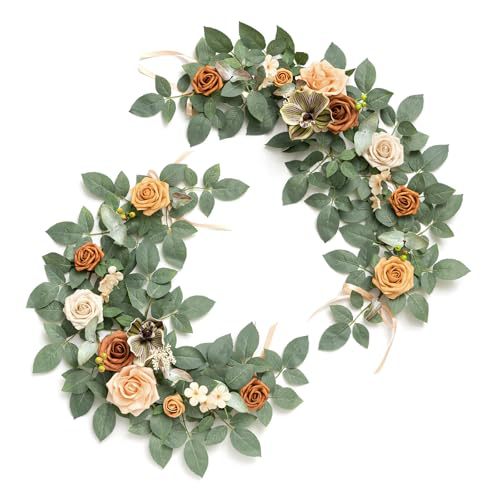 Künstliche Rosen-Rankpflanze 60 cm, Tischdekoration, Hochzeitsbogen, Event-Deko, langlebig, allergenfrei