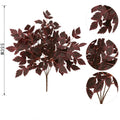Künstlicher Ahornblatt-Zweig, 52 cm, Herbstfarben, Deko für Vase, Wandgestaltung, Hochzeit, Innenraum, Gewerbe & Privat