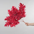 Künstliche Eichenlaub-Busch, 58 cm, moderne Innenraum-Dekoration, für Hochzeiten und Zuhause