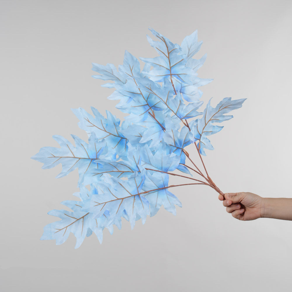 Künstliche Eichenlaub-Busch, 58 cm, moderne Innenraum-Dekoration, für Hochzeiten und Zuhause
