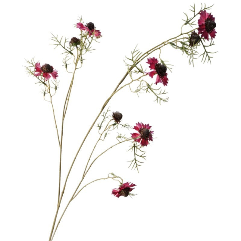 Künstliche Kosmeen Blumenstrauß, Landhausstil, 118 cm Höhe, Seidenstoff, für Hochzeitsdekoration, Tischarrangements, Inneneinrichtung