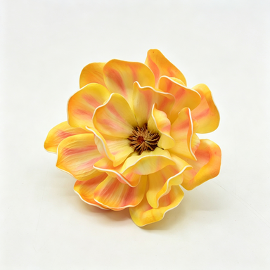 Künstliche Magnolien-Blüten, 13 cm Durchmesser, 7 cm Höhe, für Hochzeitsdekoration, DIY-Projekte, Geschenkverpackung