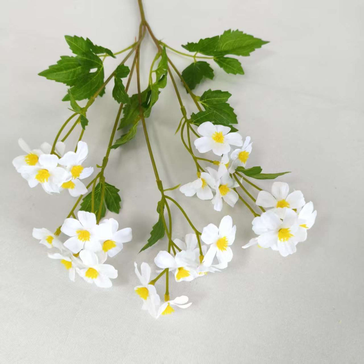 Künstliche Kamillenblüten, 68 cm, Seidenstoff, 30 Blüten, Hochzeitsdeko, Innenraum