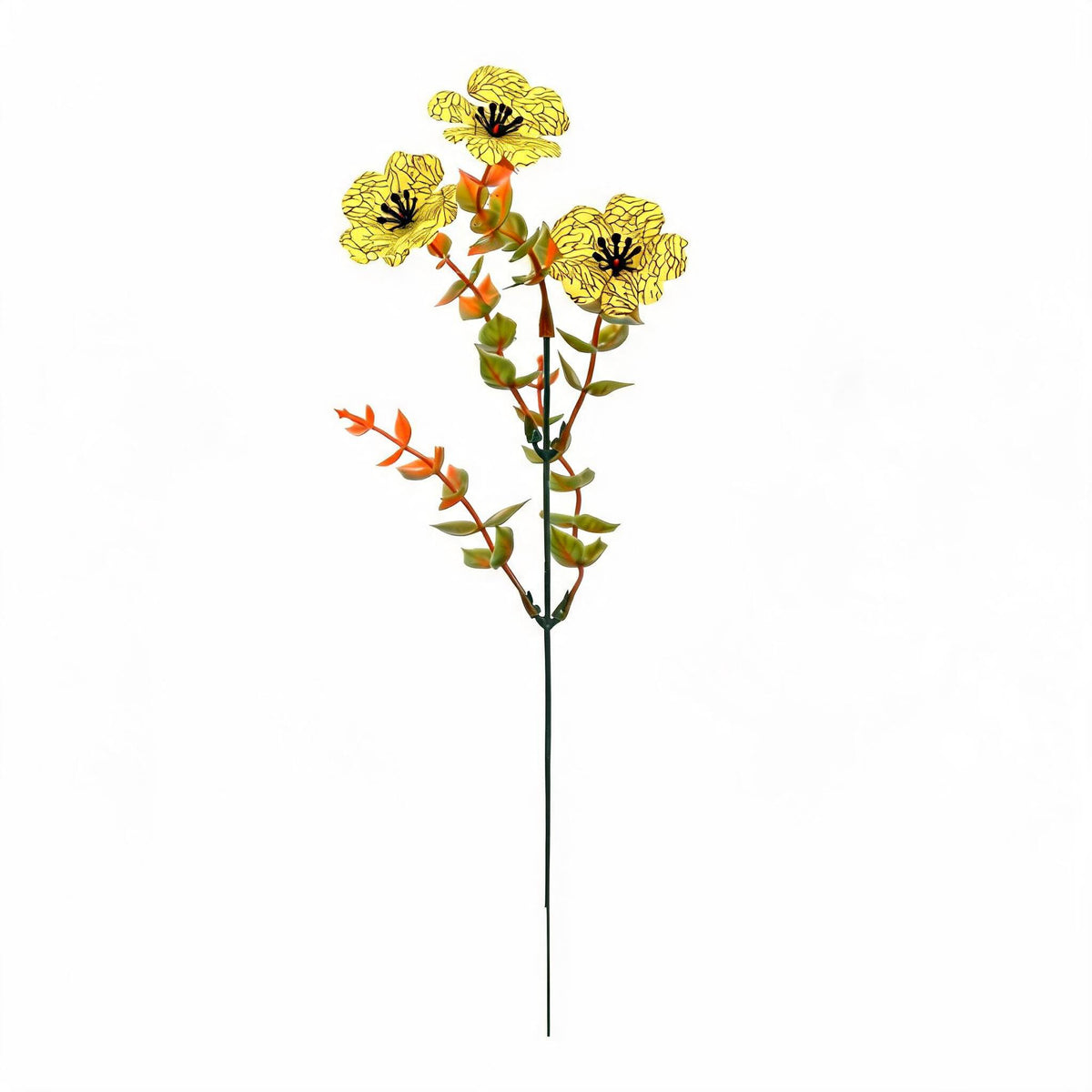 Künstliche Eukalyptus-Zweige, 32 cm, PE/PVC, 10er Pack, für Innendekoration, Hochzeiten, Einzelhandel