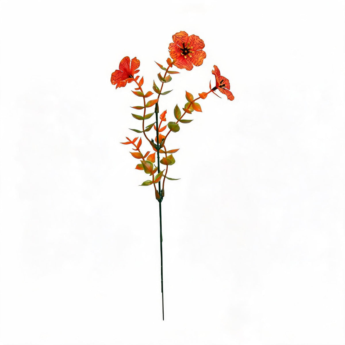 Künstliche Eukalyptus-Zweige, 32 cm, PE/PVC, 10er Pack, für Innendekoration, Hochzeiten, Einzelhandel