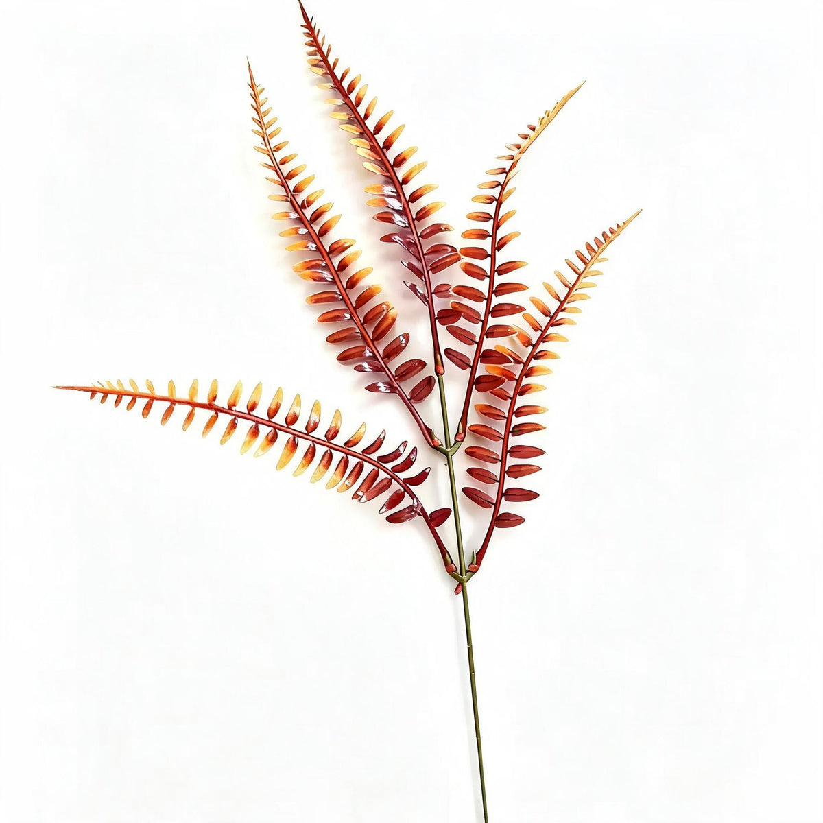 Künstliche Eukalyptus-Zweige, 32 cm, PE/PVC, 10er Pack, für Innendekoration, Hochzeiten, Einzelhandel