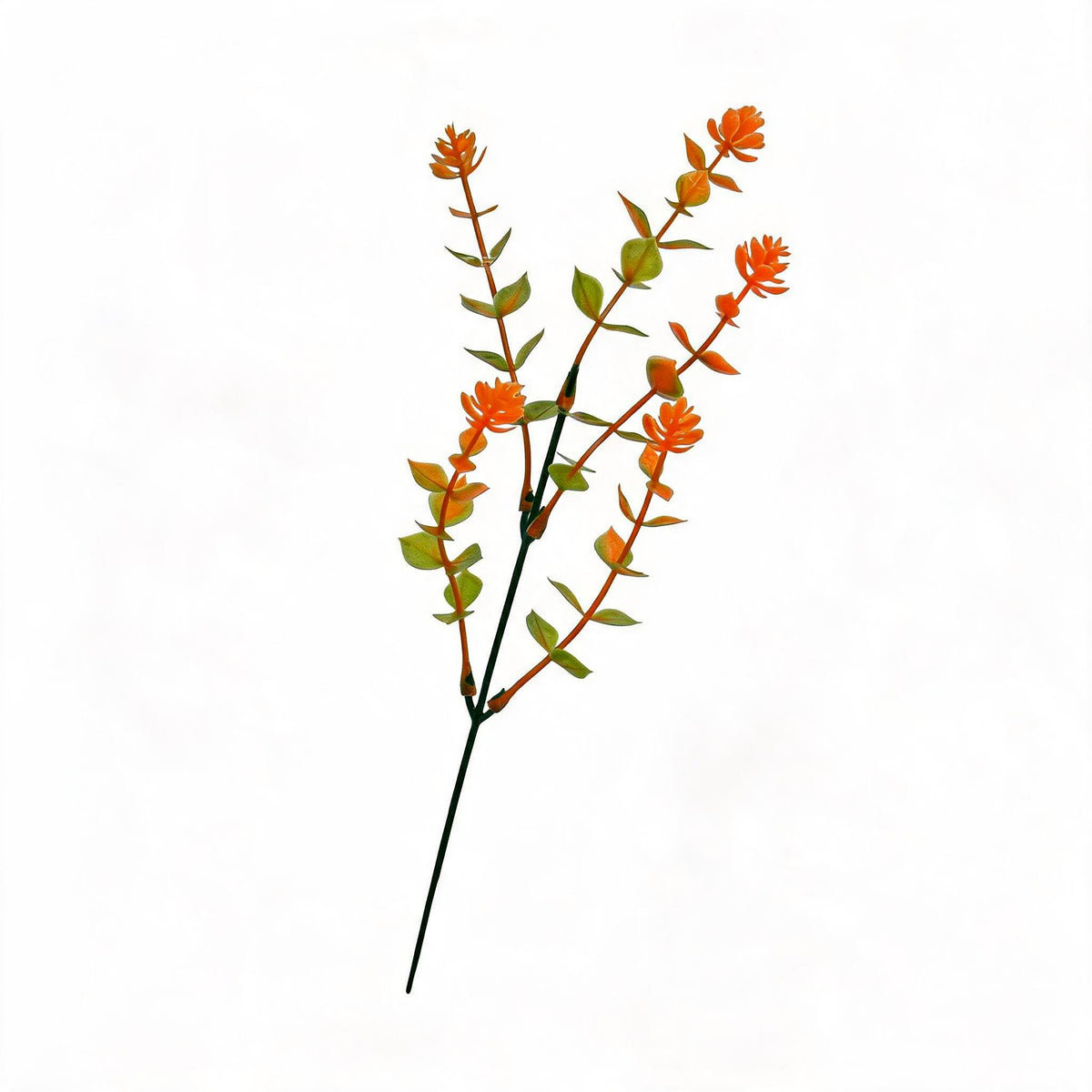 Künstliche Eukalyptus-Zweige, 32 cm, PE/PVC, 10er Pack, für Innendekoration, Hochzeiten, Einzelhandel