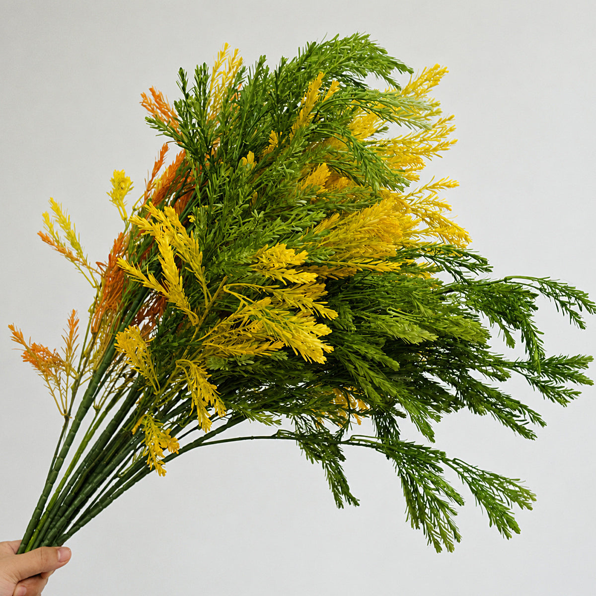 Künstliche Schefflera Pflanze 100 cm, PE/PVC, realistisch für Hochzeit, Dekoration, Büro, Zuhause – langlebig, pflegeleicht
