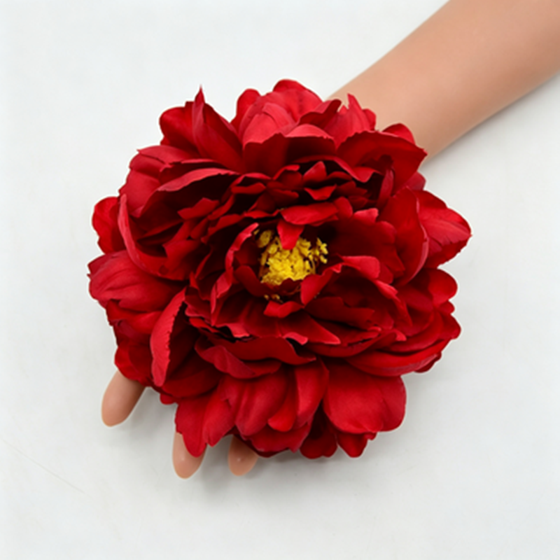 Künstliche Seiden-Pfingstrose Blütenköpfe 14 cm Ø – 3 Stück pro Pack, Hochzeit Dekoration, DIY Girlanden, Tischdekoration, Brautaccessoires