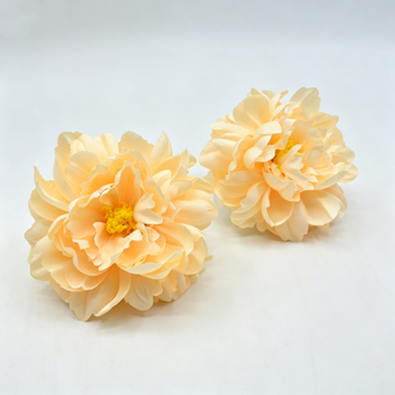 Künstliche Seiden-Pfingstrose Blütenköpfe 14 cm Ø – 3 Stück pro Pack, Hochzeit Dekoration, DIY Girlanden, Tischdekoration, Brautaccessoires