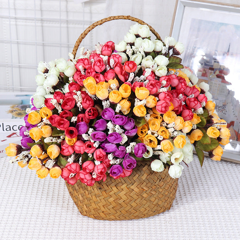 Künstliche Herbststernblüten (15 Köpfe), 24 cm hoch, modern, Plastik, für Events, Büro, Festtagsdeko
