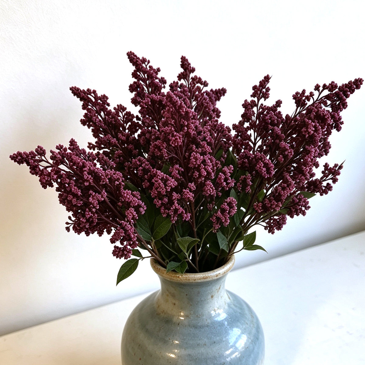 Künstliche Nandina-Beeren, 40 cm, Mischmaterial, Dekoration für Hochzeiten, Trauerfeiern und Einrichtungen