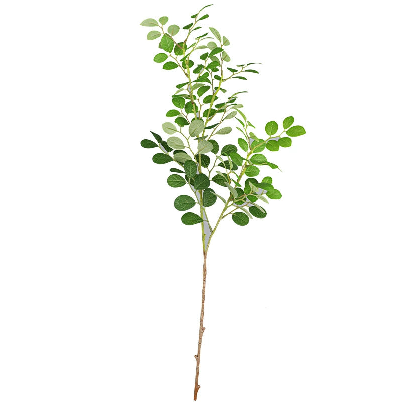 Künstliche Rotbuche Blätter, 2er Set, 62 cm, PE/PVC, für Büro, Zuhause, Hotel, Schaufenster, Hochzeit, Dekoration