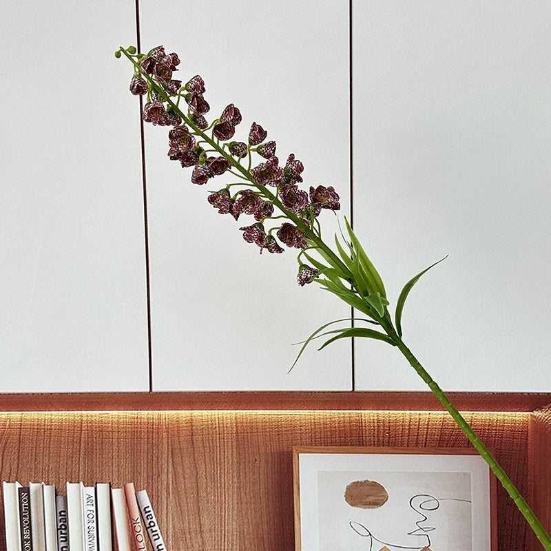 Künstliche Maiglöckchen, 76 cm, Einzelstiel mit 47 Blüten, moderne Inneneinrichtung, Wohnzimmer, Hotel, Schaufensterdekoration