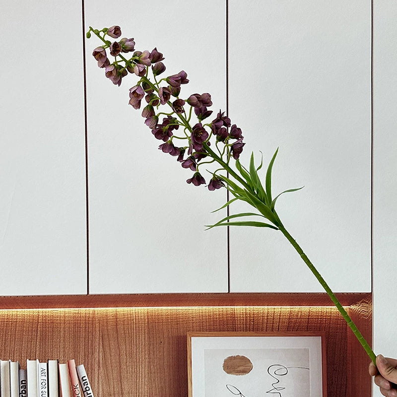 Künstliche Maiglöckchen, 76 cm, Einzelstiel mit 47 Blüten, moderne Inneneinrichtung, Wohnzimmer, Hotel, Schaufensterdekoration