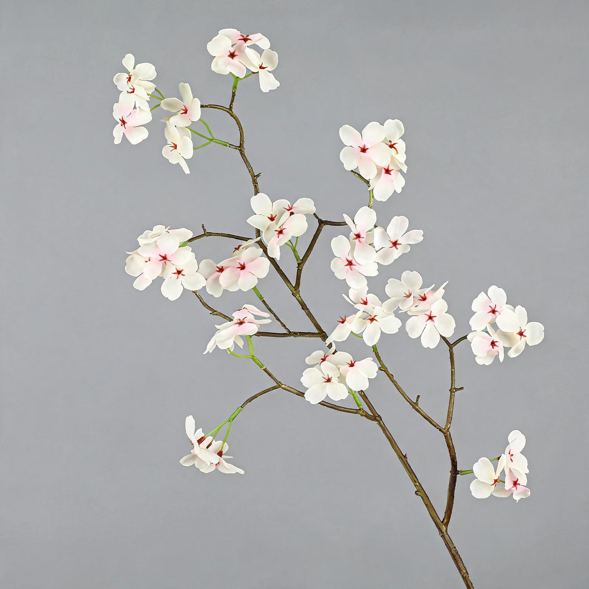 Künstliche Birnenblüte Einzelstiel, 76 cm, Seidenstoff, modern, für Hochzeit, Dekoration, Shop, Büro