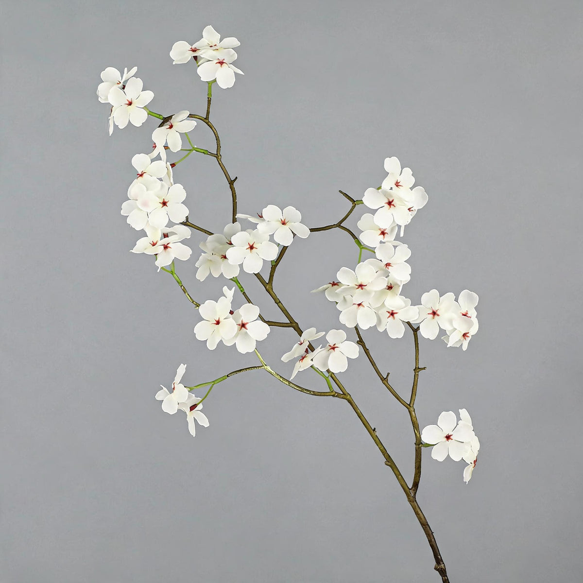 Künstliche Birnenblüte Einzelstiel, 76 cm, Seidenstoff, modern, für Hochzeit, Dekoration, Shop, Büro