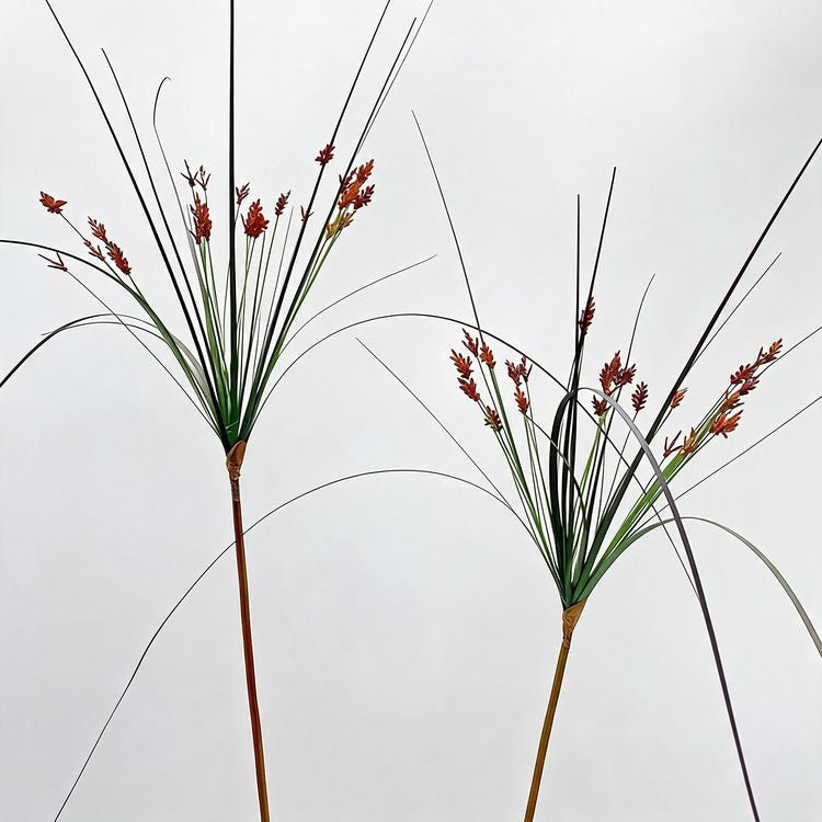 Künstliche Schilfgras-Deko, 135 cm, PE/PVC, 2 Stk., modern, für Büro, Hotel, Schaufenster, Innenbereich